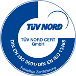 Zertifiziert nach TÜV Cert 9001
